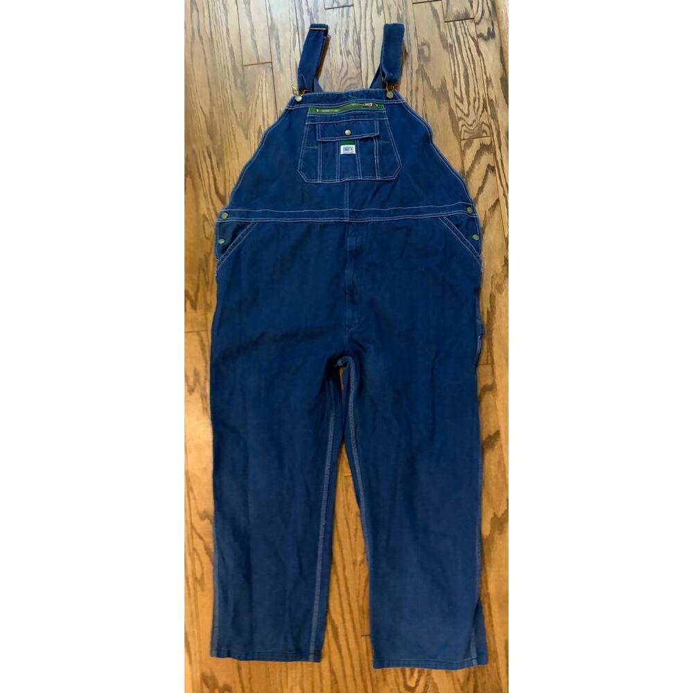 Liberty Overalls Mens 50x32 Blue Denim Jeans Carpenter Work Wear Farmer Mechanic